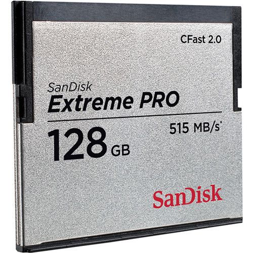 SanDisk 128GB Extreme PRO CFast 2.0 Memory Card (ARRI & Canon Cameras)